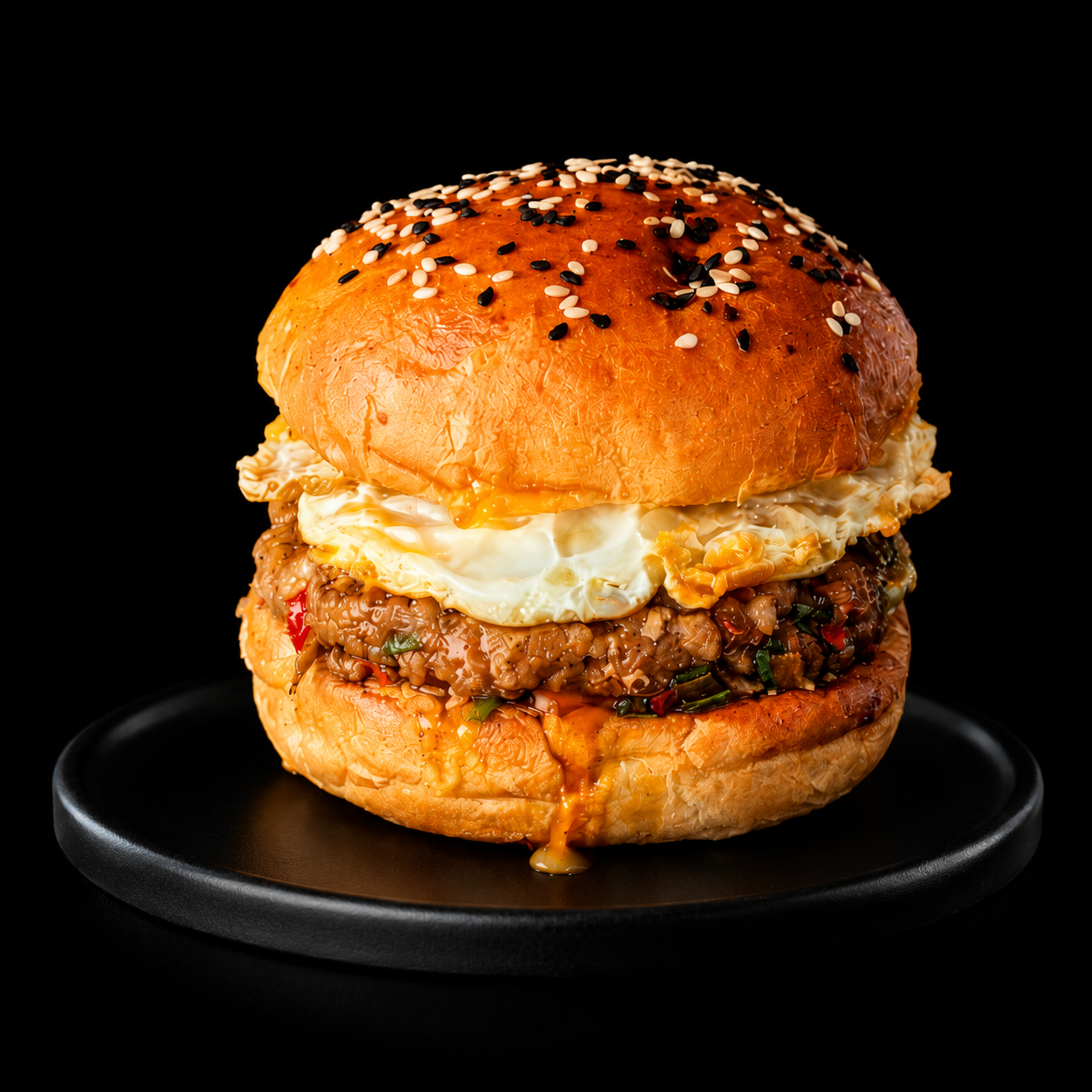 Pork Krapow Burger