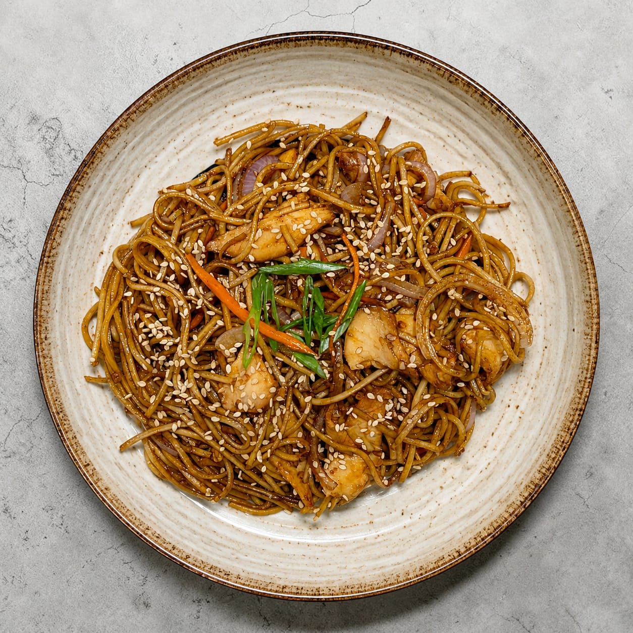 Cantonese Smoked Chicken Noodles